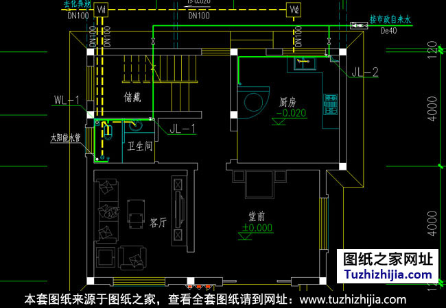 三层农村小别墅设计图纸