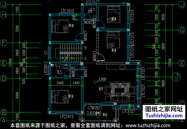 三层楼中楼复式别墅设计方案