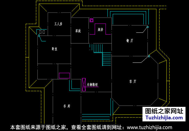 140平方米别墅设计图纸