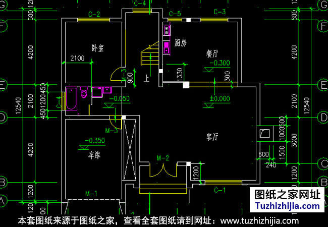 三层带车库别墅设计图纸