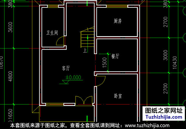 90平新农村三层住宅设计图纸