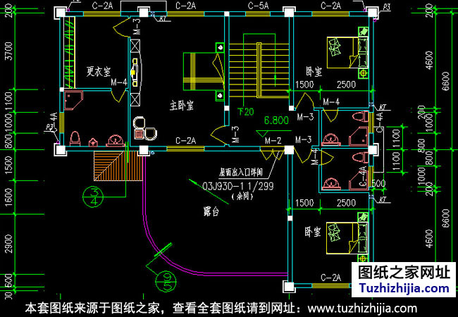 自建三层别墅设计平面图