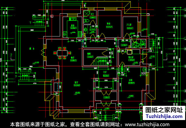 200平方二层小别墅设计户型图