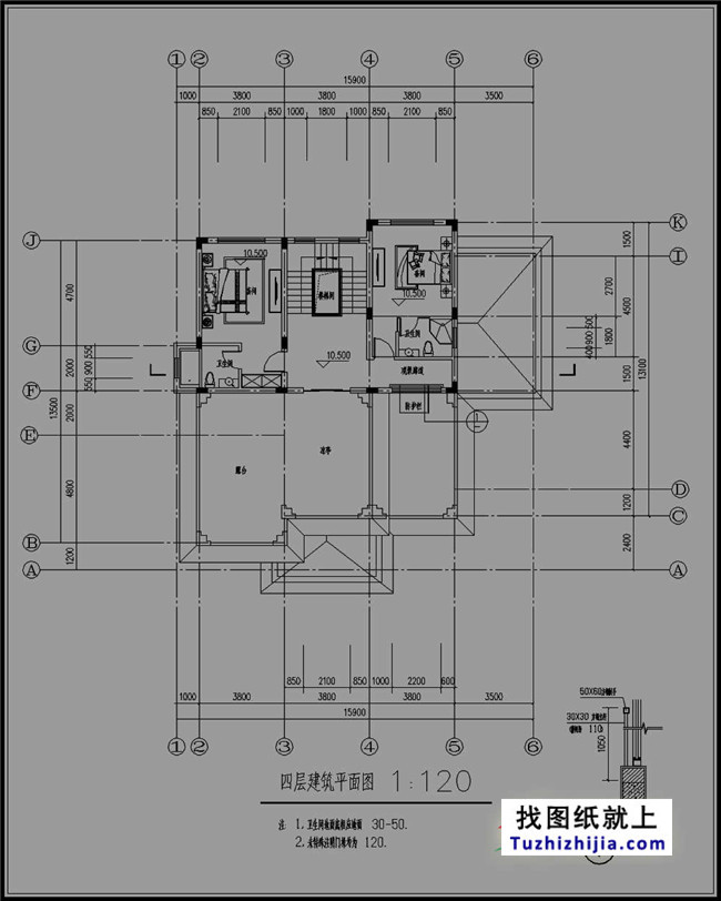 新农村全套四层别墅设计图纸