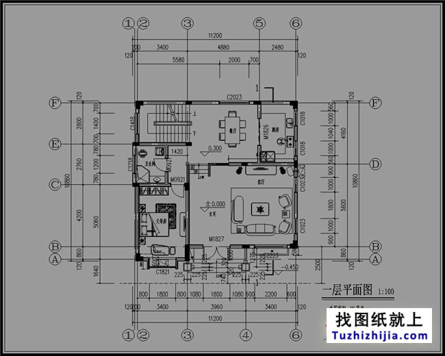 114平方米农村四层别墅设计图纸及效果图