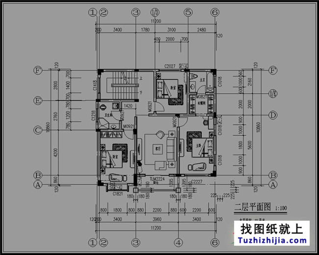 114平方米农村四层别墅设计图纸及效果图