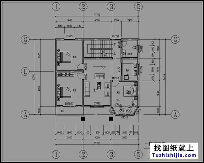 广西新农村三层半房屋设计图纸