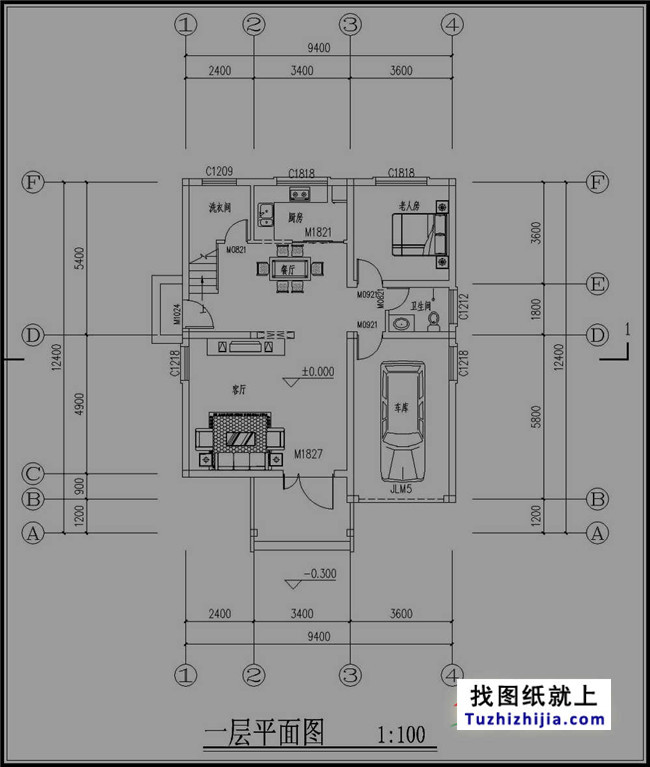 110平方米新农村三层房屋设计图纸