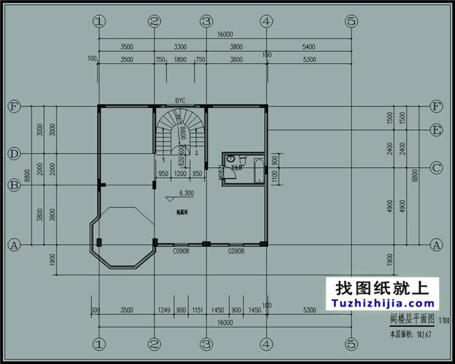 150平方米二层别墅设计及效果图展示下载，17X10米