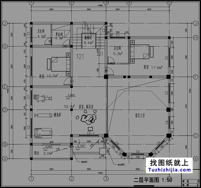 高端欧式三层别墅设计图纸