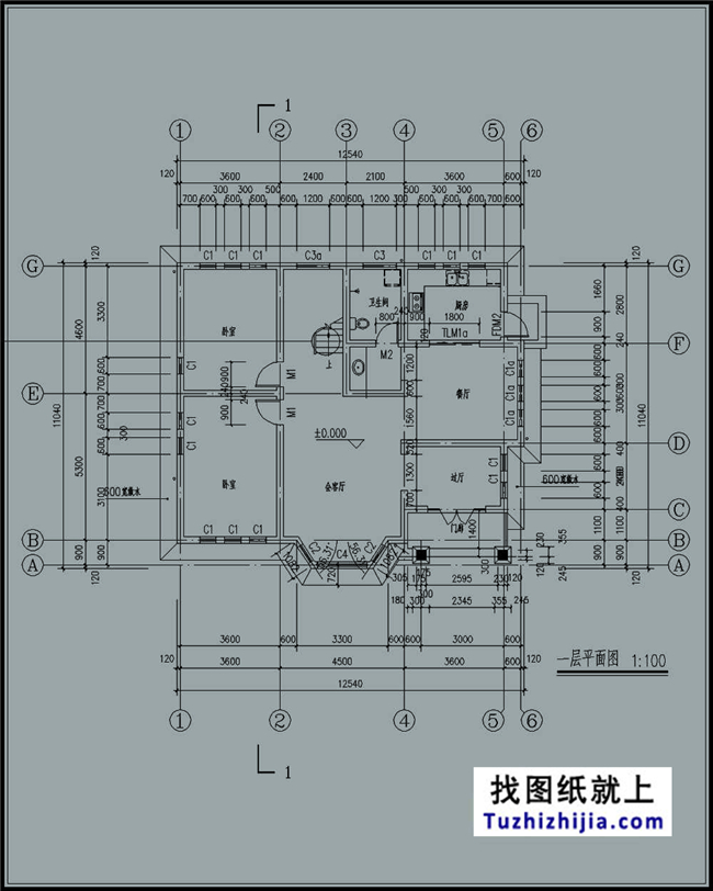 138平方米两层别墅CAD设计图纸及效果图，13x11米