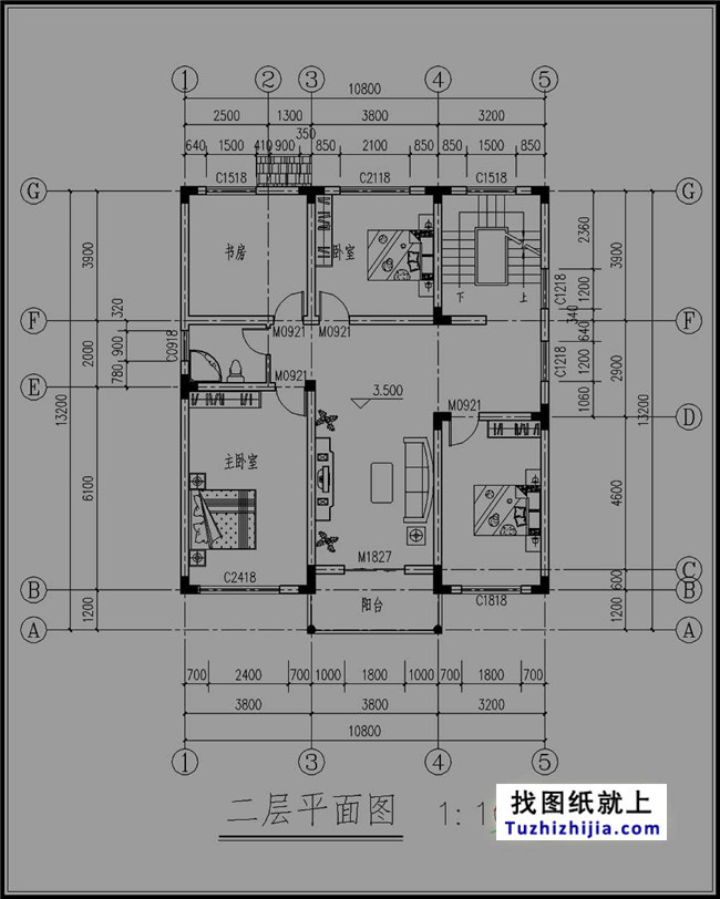 140平方米三层别墅设计图纸，带屋顶花园