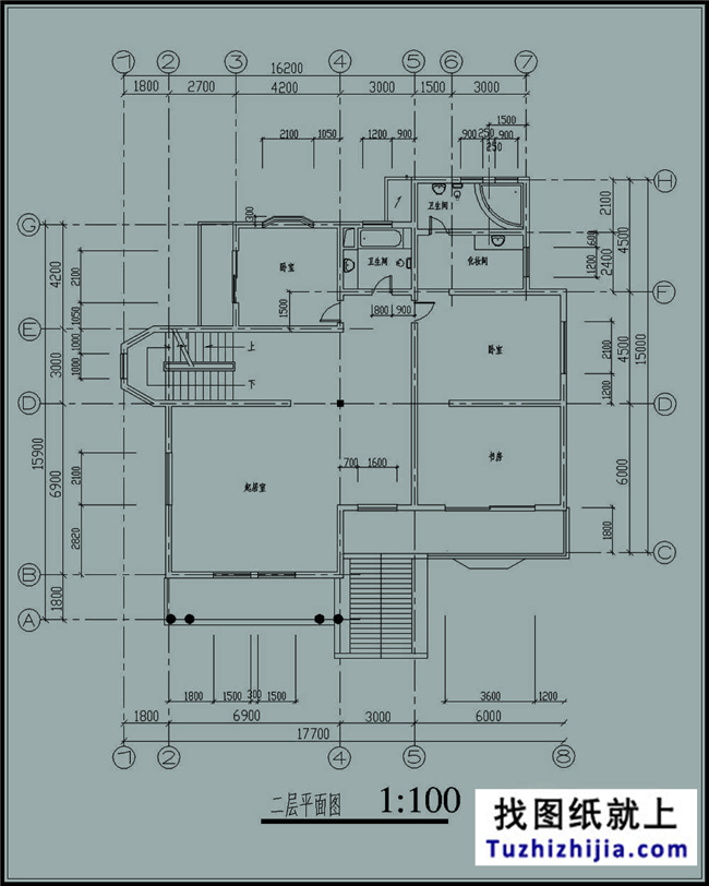 250平方米三层尖顶新农村别墅设计带外观效果图,18x16米