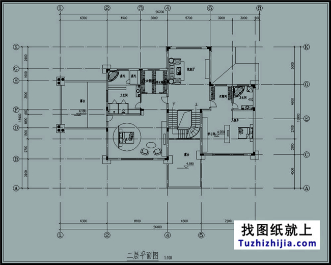 330平方米豪华欧式农村三层别墅建筑图及效果图,26X19米