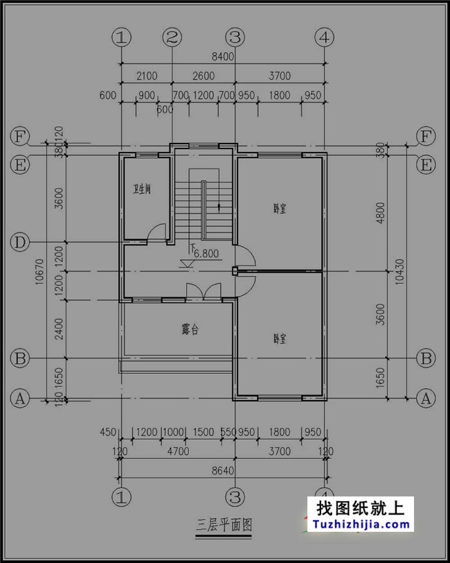 乡村房屋改建三层房屋设计图纸