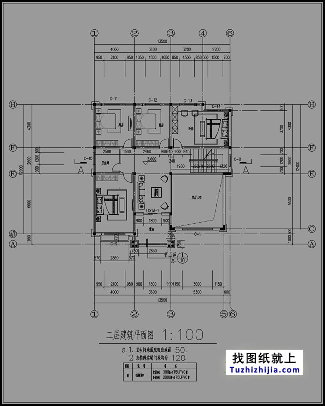 高端农村三层欧式房屋设计图纸