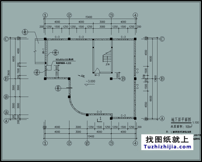 造价65万左右的三层欧式别墅房屋设计施工CAD图纸及效果图