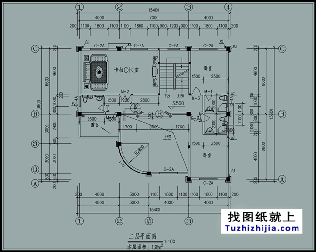 造价65万左右的三层欧式别墅房屋设计施工CAD图纸及效果图