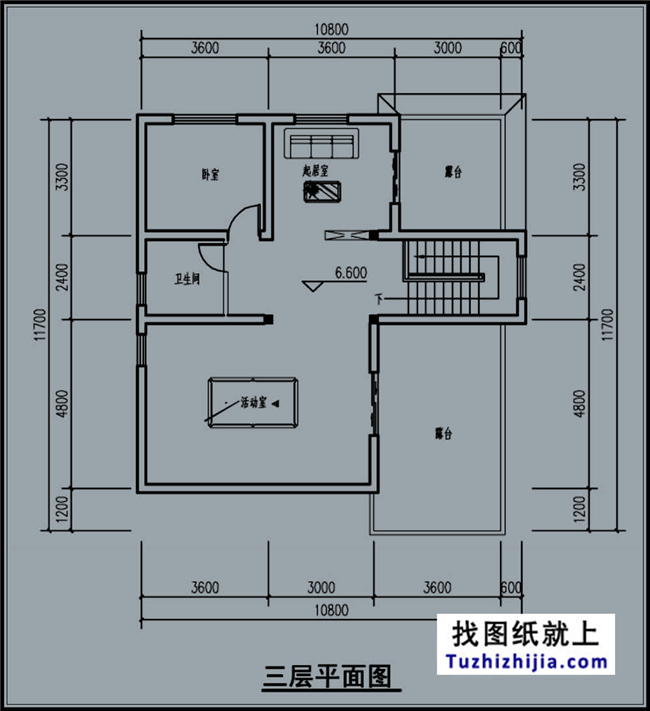 预算25万以内的新农村带露台三层房屋设计施工图及效果图