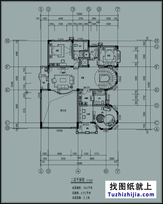 带地下室的新农村自建别墅设计方案及效果图