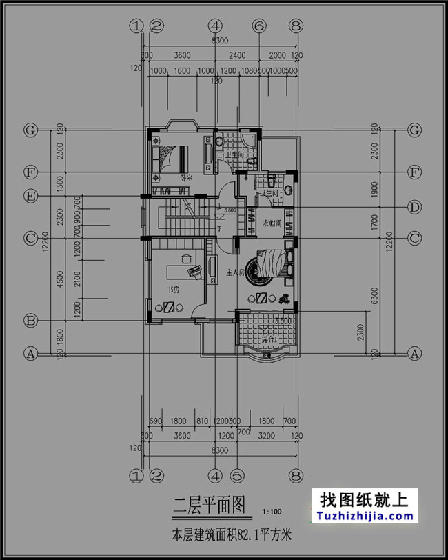 90平方米三层小别墅设计图纸，带效果图