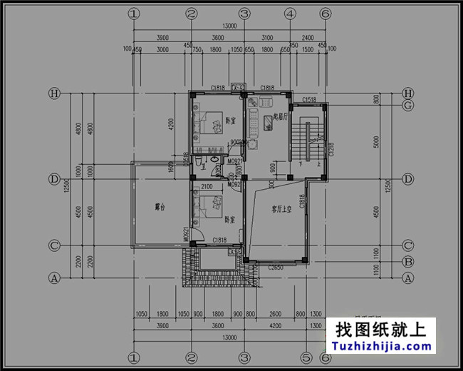 预算30万左右的新农村三层房屋设计图推荐