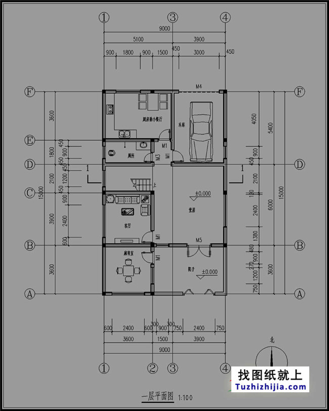 带小院新农村房屋设计图纸