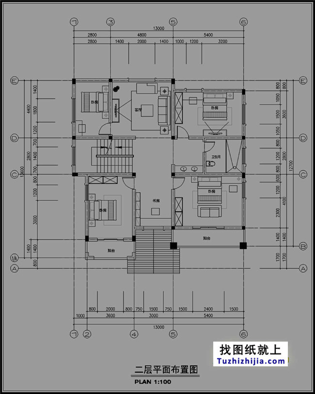 带车库三层别墅设计图纸（效果图+全套CAD图纸）