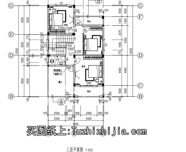 徽派3层农村小别墅设计图，广东新农村住宅设计图集