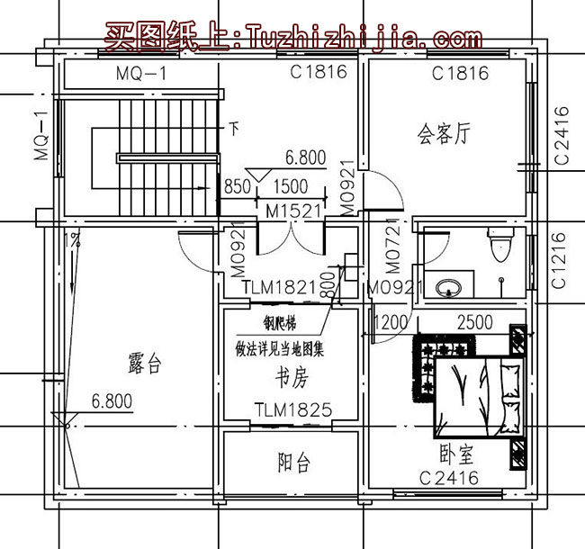 农村三层半别墅设计图及外观效果图，三层半楼房设计方案推荐