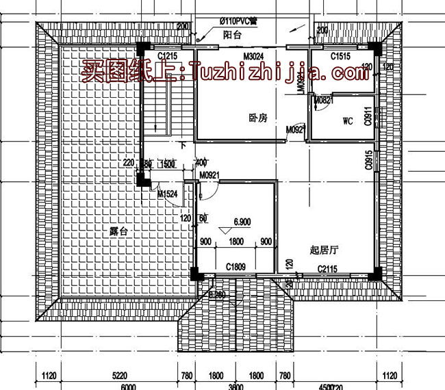 新农村三层楼房住宅设计方案，户型图、效果图、全套施工图