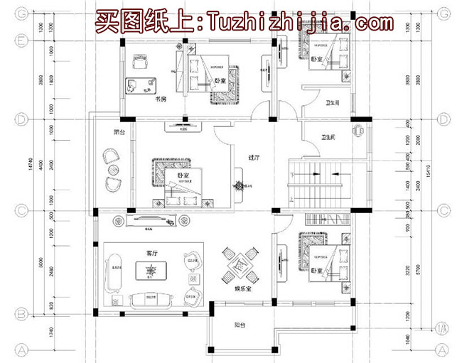 200平方农村三层别墅房屋设计图及效果图，大户型精选