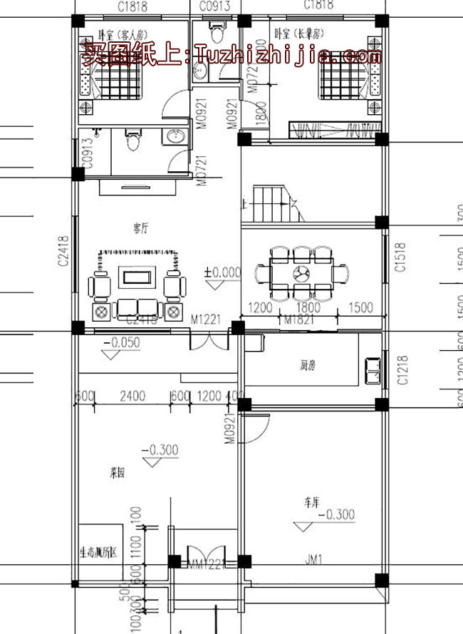 徽派别墅住宅建筑设计图，灰瓦白墙注重地方特色