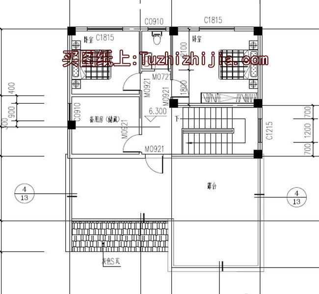 徽派别墅住宅建筑设计图，灰瓦白墙注重地方特色