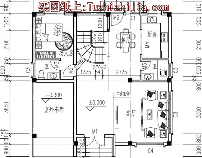 小户型徽派建筑别墅设计方案大全，三层别墅设计图推荐