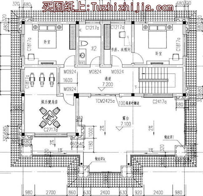 高端豪华三层别墅住宅设计方案图，欧式外观风格