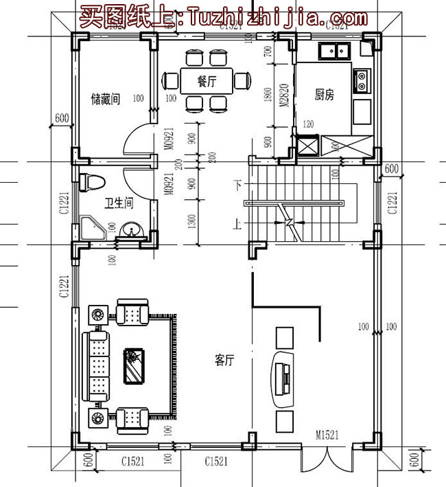 农村实用三层楼房外观图片+全套施工设计图