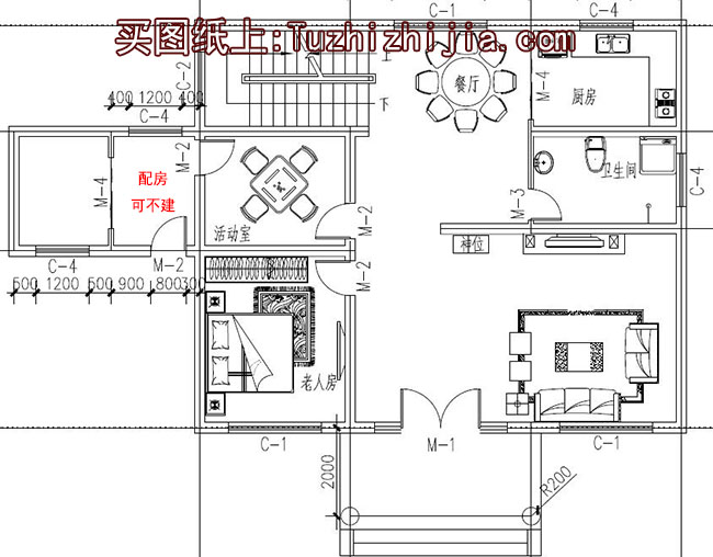 农村自建房10万以下两层别墅设计图,含外观效果图片