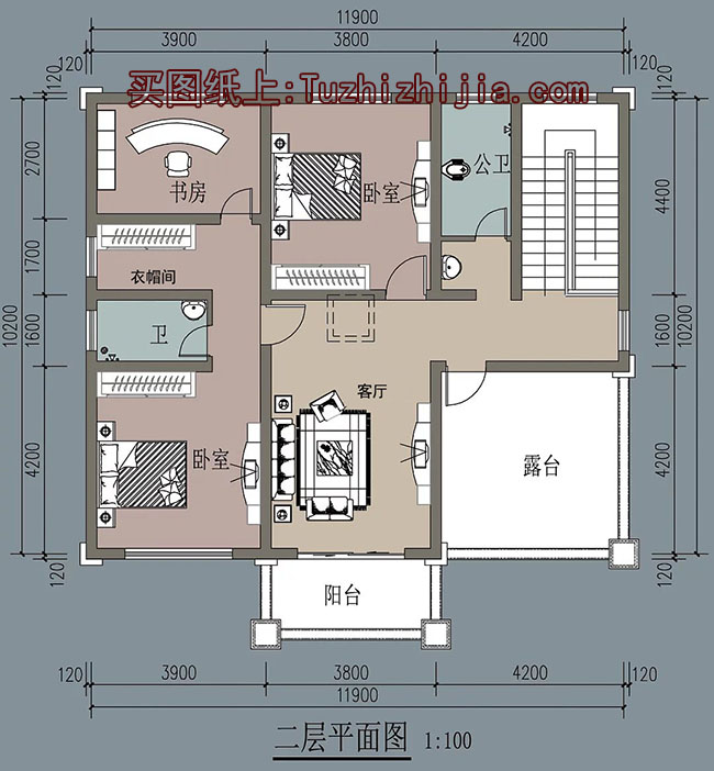 农村20万元二层小楼房设计图，经典新农村自建房户型