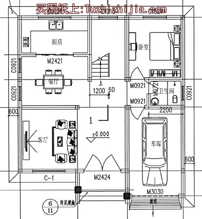 20万农村自建三层别墅设计图，外观美观，户型实用