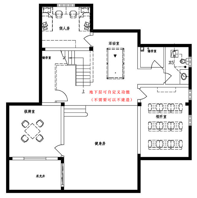 美式田园二层别墅设计方案图，全套设计图+效果图