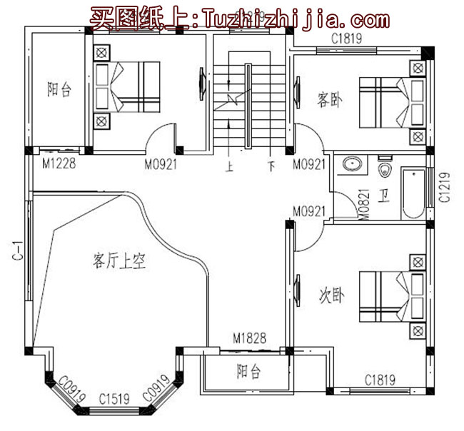 135平乡村三层复式楼房设计图，自建房推荐