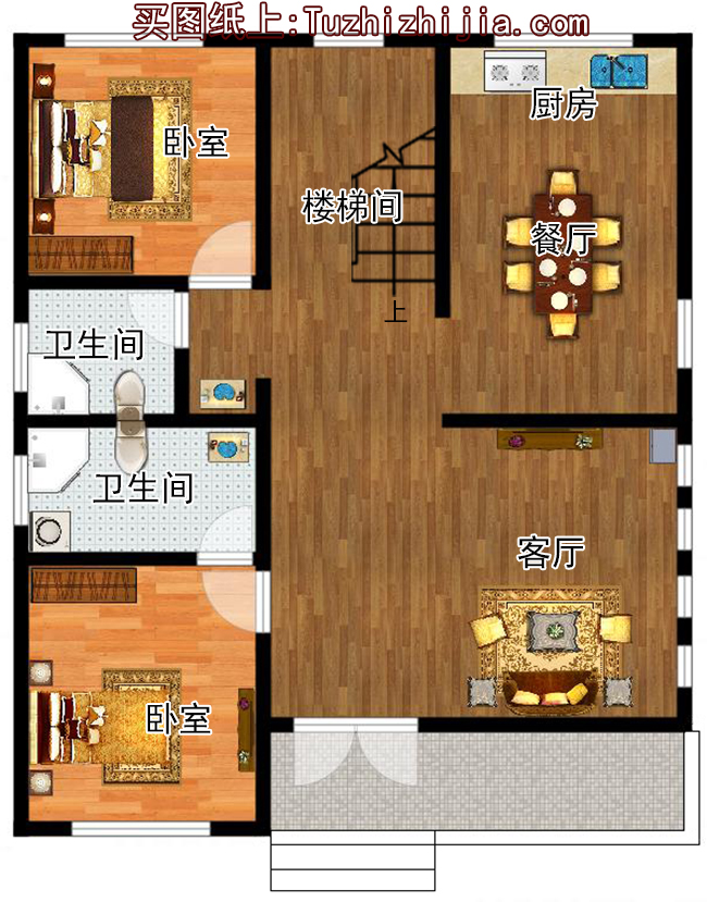 110平房子设计图，经典的农村自建房屋设计图