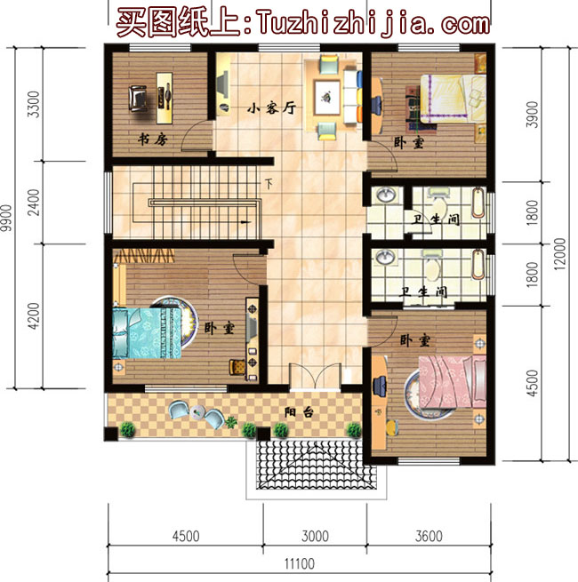 好看又简单的二层小楼设计图，农村自建20万元左右