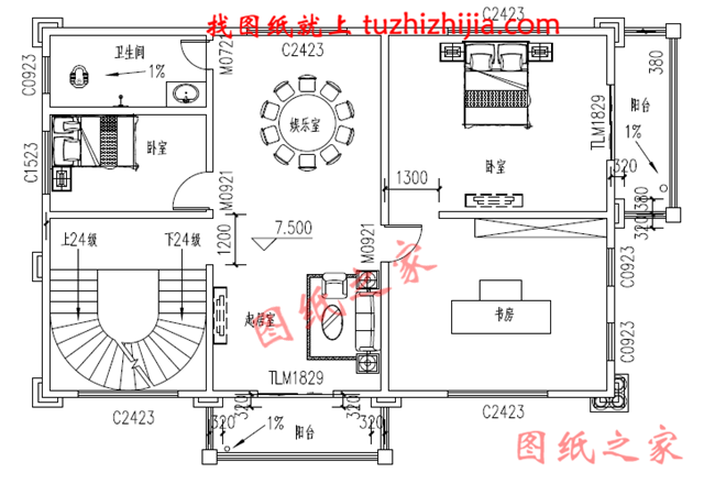 农村四层楼房设计图，占地120平方米，欧式风格，高端大气