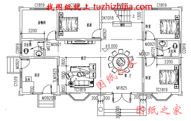 农村120平米两层楼的房子设计图，外观新颖