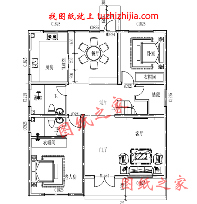 农村120平米三间三层楼房设计图纸，农村理想住房设计图