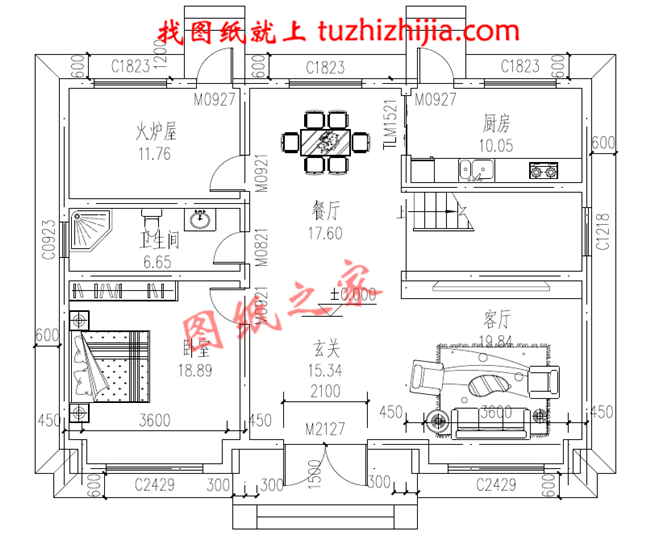 120平方两层房子设计图及图片，外观大方好看，内部结构合理