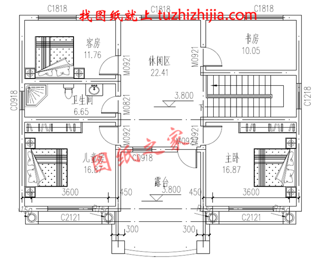 120平方两层房子设计图及图片，外观大方好看，内部结构合理