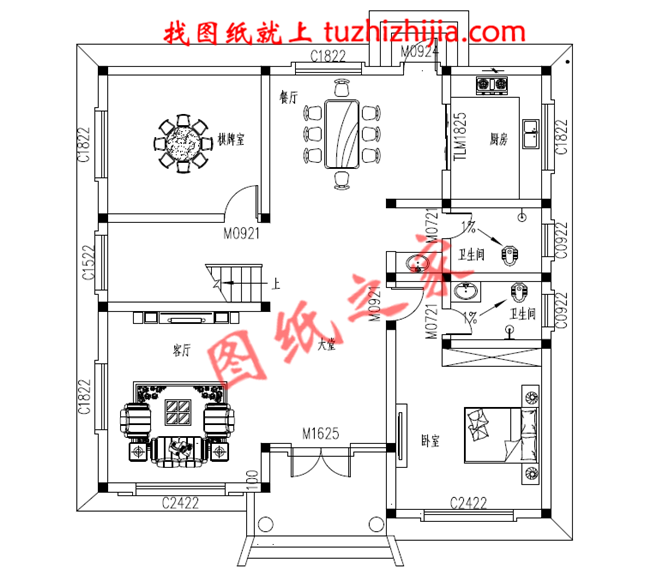 农村18万元二层小楼图纸，漂亮实用的农村二层楼房设计图